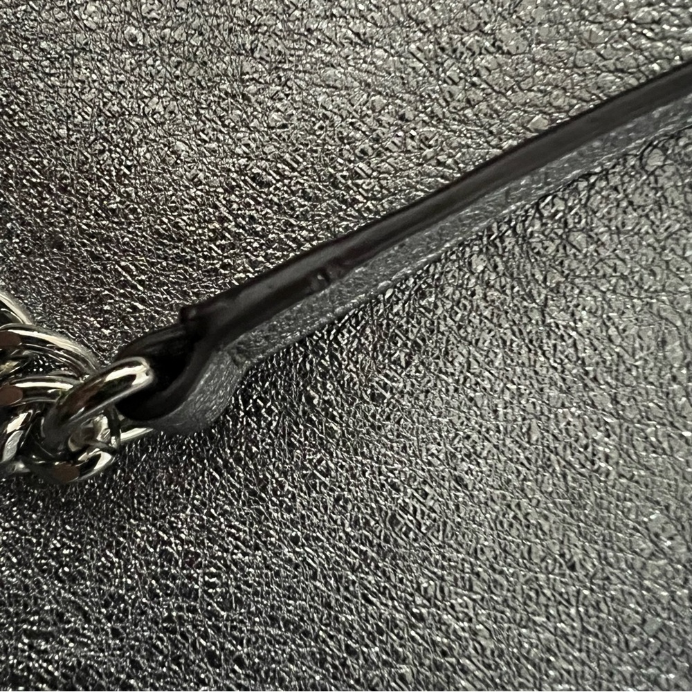 Michael Kors LT Pewter LG Dome Crossbody Leather Bag - Picture 13 of 14